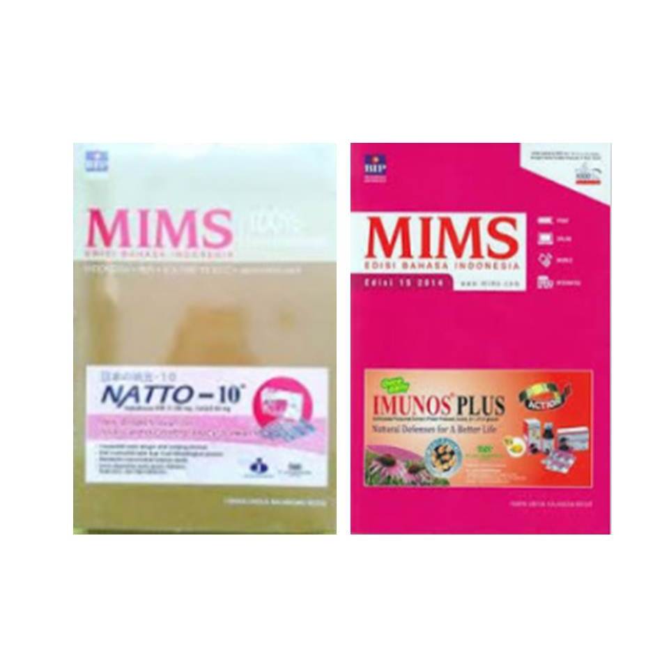 BUKU ORIGINAL MIMS Edisi 15 Tahun 2014 , MIMS Volume 13 2012 / BIP