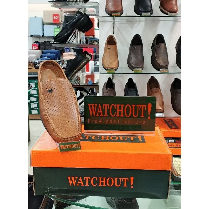 SEPATU-SANDAL KULIT BUSTONG WATCHOUT SHOES MEN
