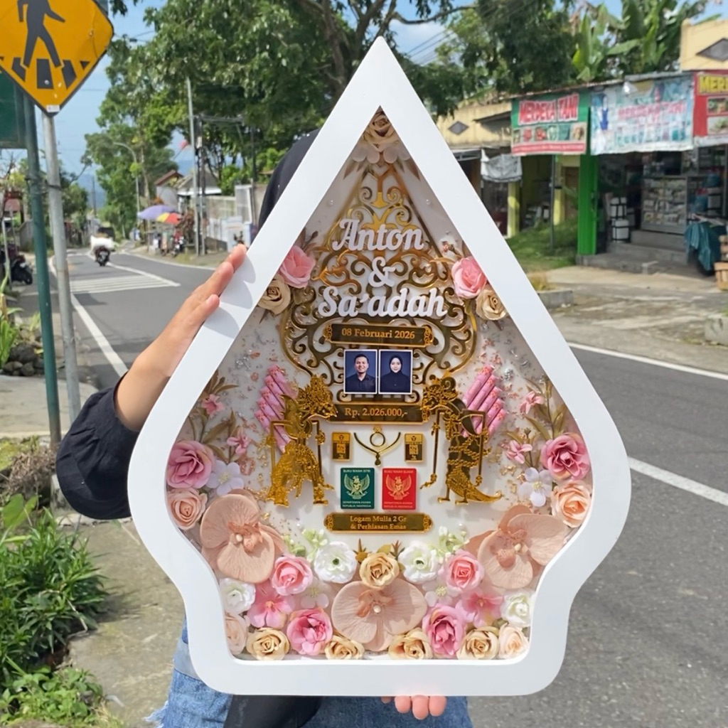 MAHAR WAYANG//Mahar gunungan wayang// mahar tema wayang JUMBO 40x50