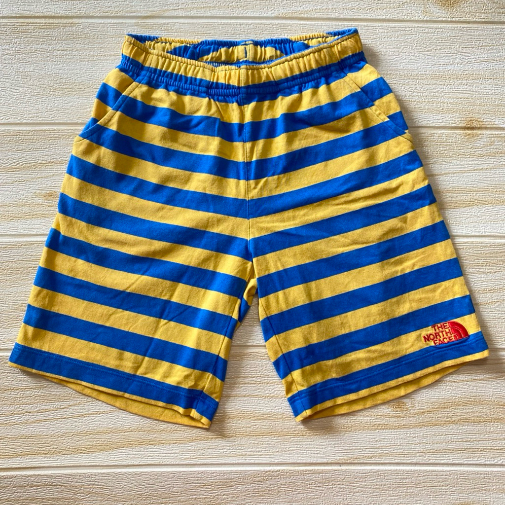 celpen celana pendek katun salur anak tanggung cowok laki branded TNF the north face size 130 6T 7T 