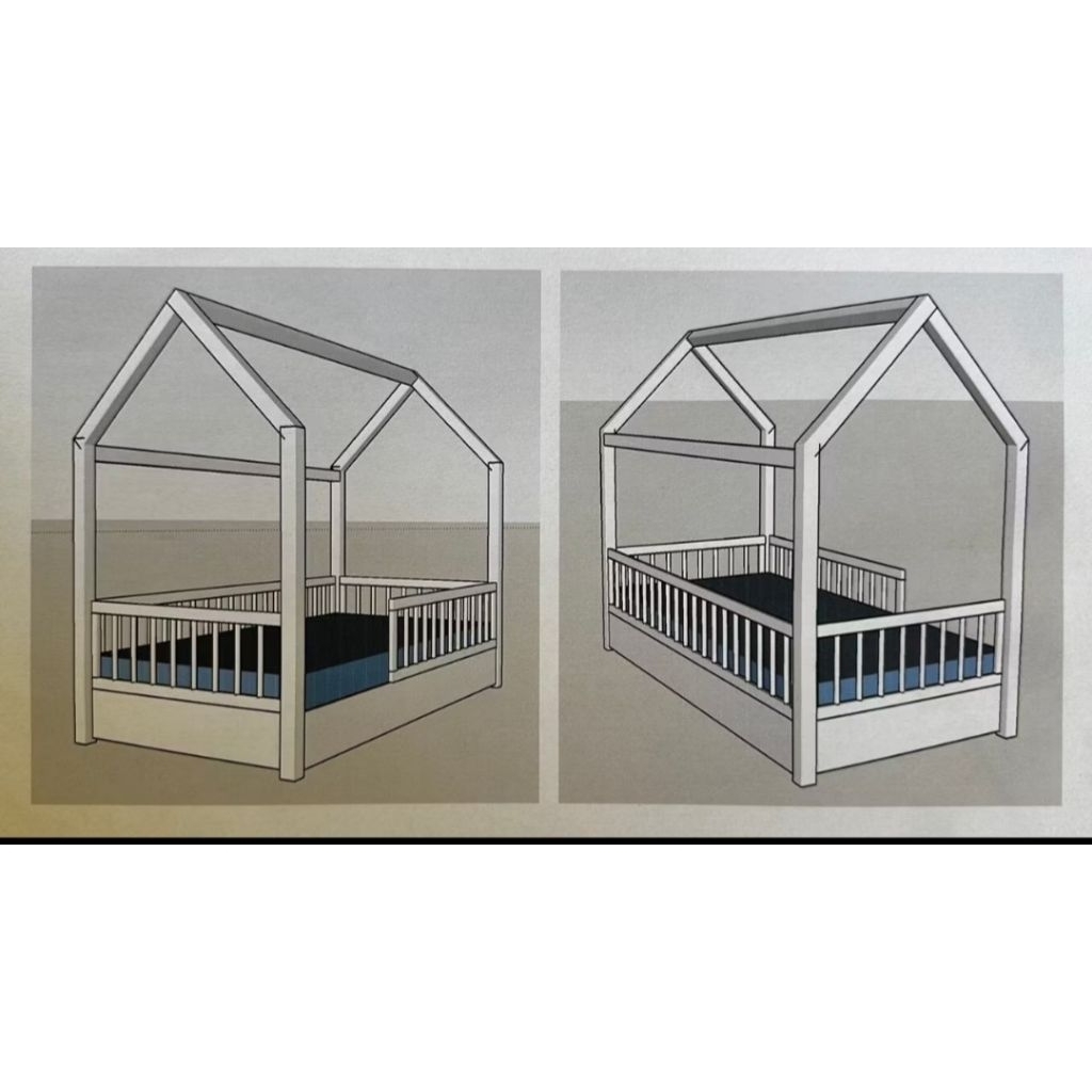 CUSTOM DIPAN ANAK 100 X 200 WARNA PUTIH DOFF DIPAN ANAK MINIMALIS CUSTOM SUKA SUKA