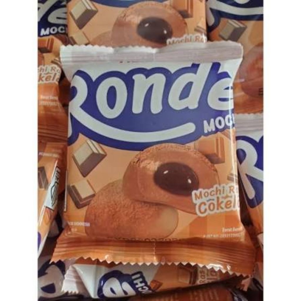 Mochi Ronde Rasa Coklat eceran 2 ribu harga grosir / mochi coklat / mochi cokelat