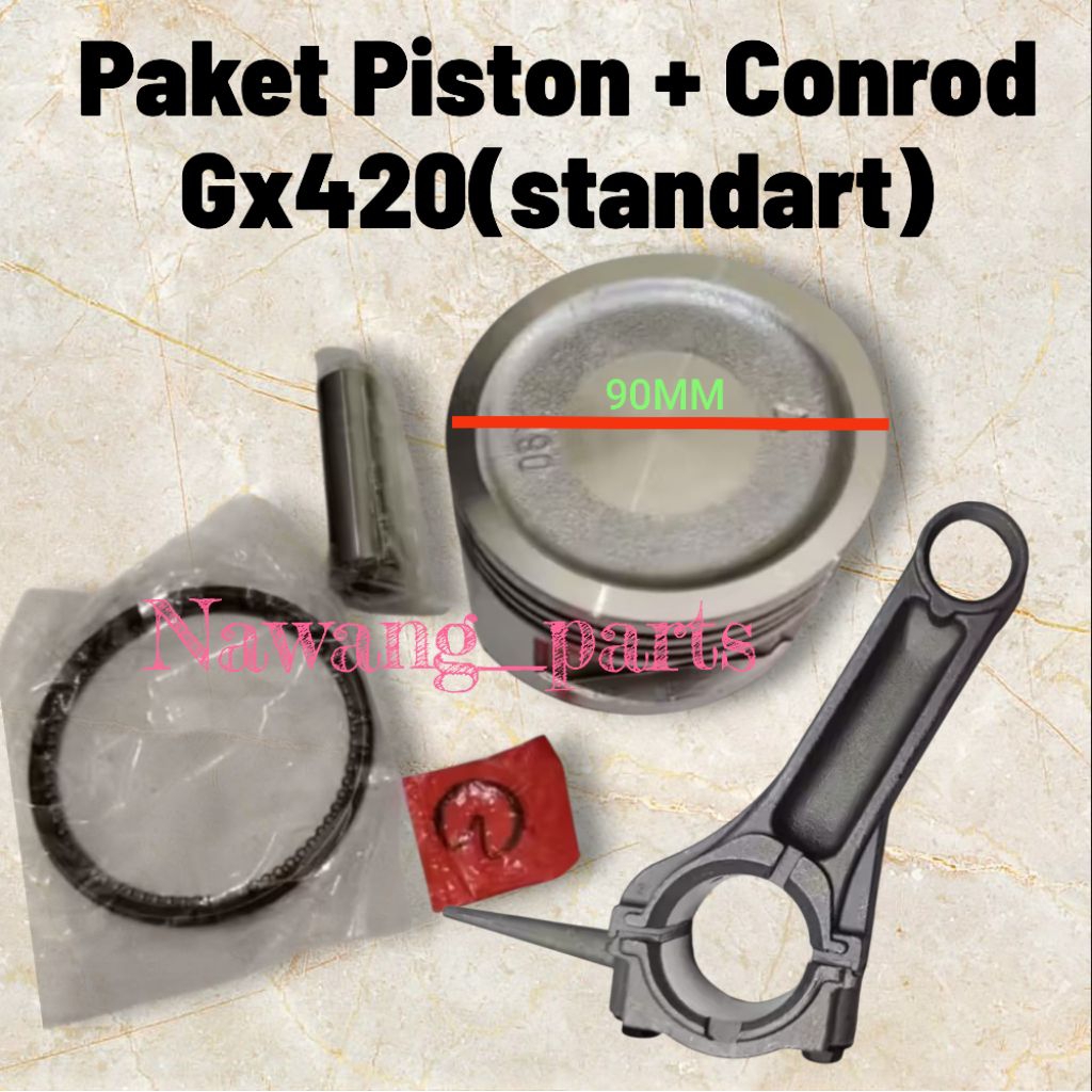 GX420 Paket Piston+Conrod Standart/seher dan stang seher gx420 standart