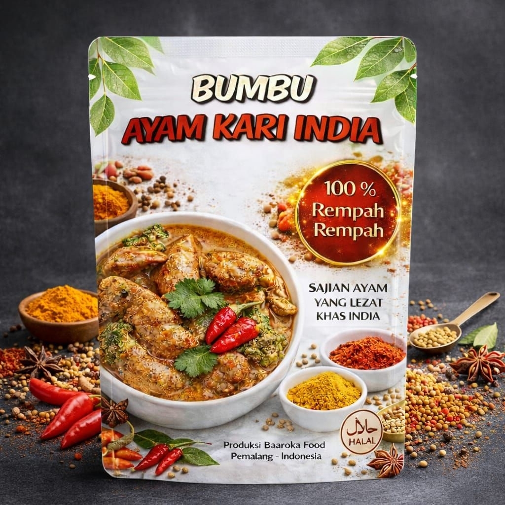 Bumbu Ayam Kari India