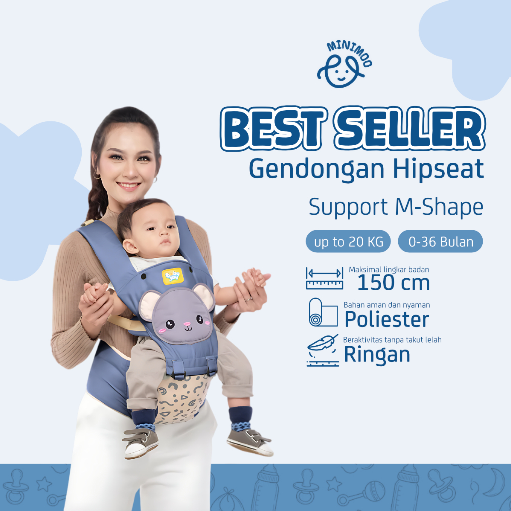 Gendongan Bayi Hipseat Hipseat Baby Carrier By BABY JOY MOMS BABY