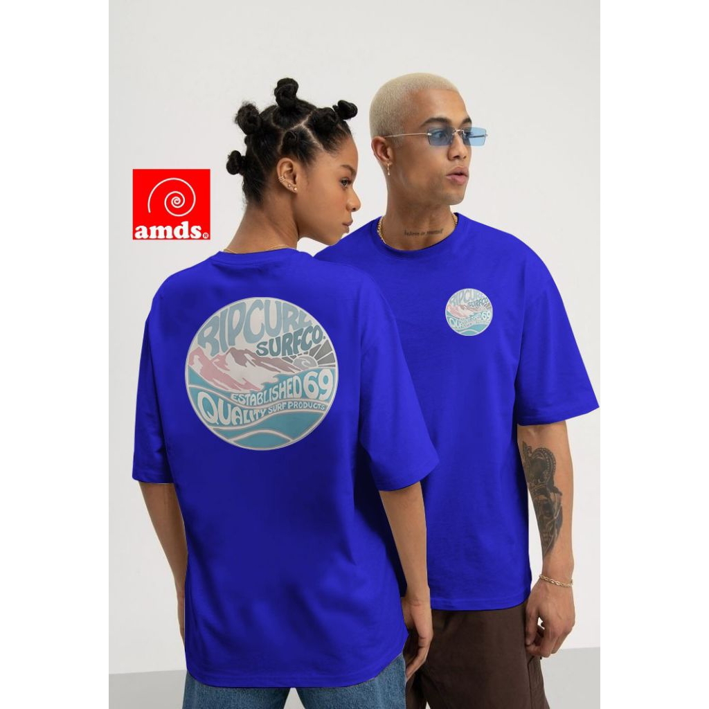 COD Kaos shirt Ripcurl Premium Bahan Katun 24s