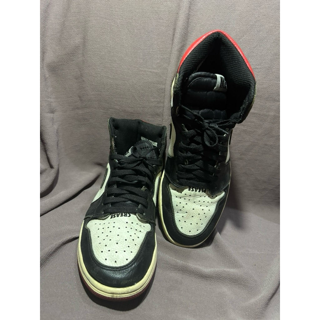 Sepatu second nike AJ1 retro high OG “Not for resale” sz 42 (baca deskripsi)