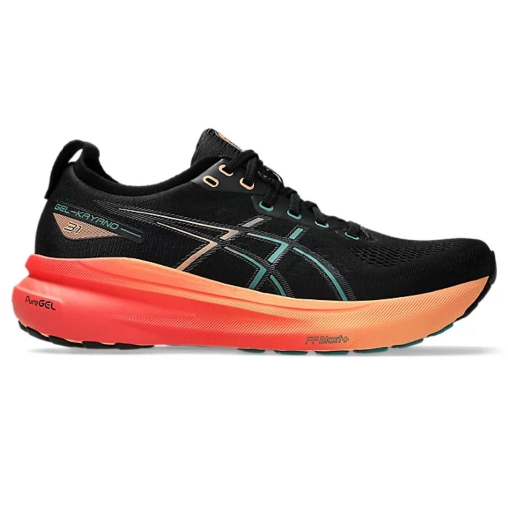 Sepatu Asics Gel Kayano 31 Standart Black/Rainy Lake Original Indonesia