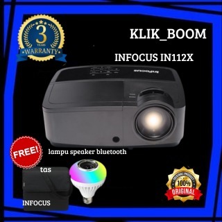InFocus IN112X Proyektor Ruang Konferensi 3200 Lumens Hitam