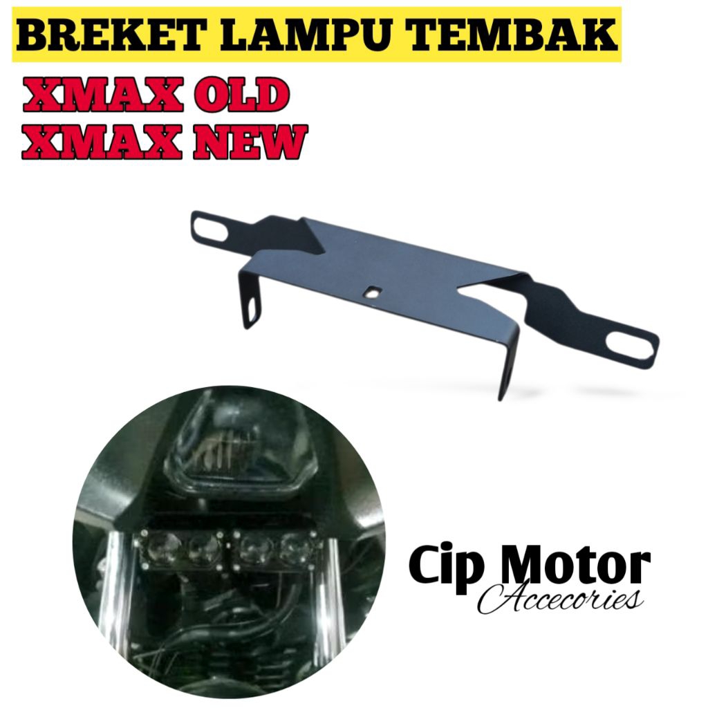 Bracket Breket Dudukan Lampu Tembak Motor Yamaha XMAX 250 OLD XMAX 250 CONNECTED