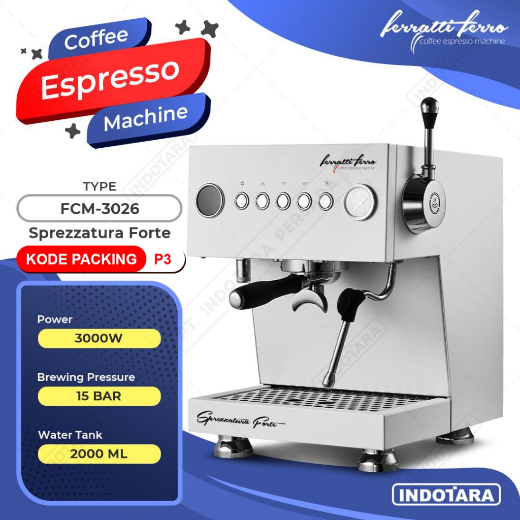 Ferratti Ferro Espresso Machine FCM-3026