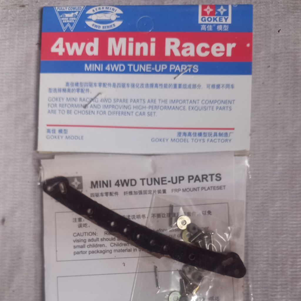 rep bumper frp mount plate tamiya merk gokey