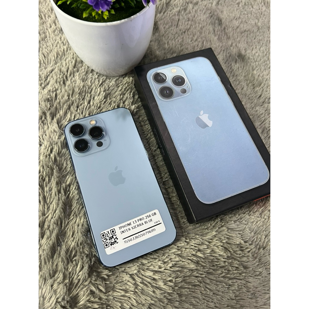 iphone 13 pro 256 gb inter wifi only/indosat only fullset