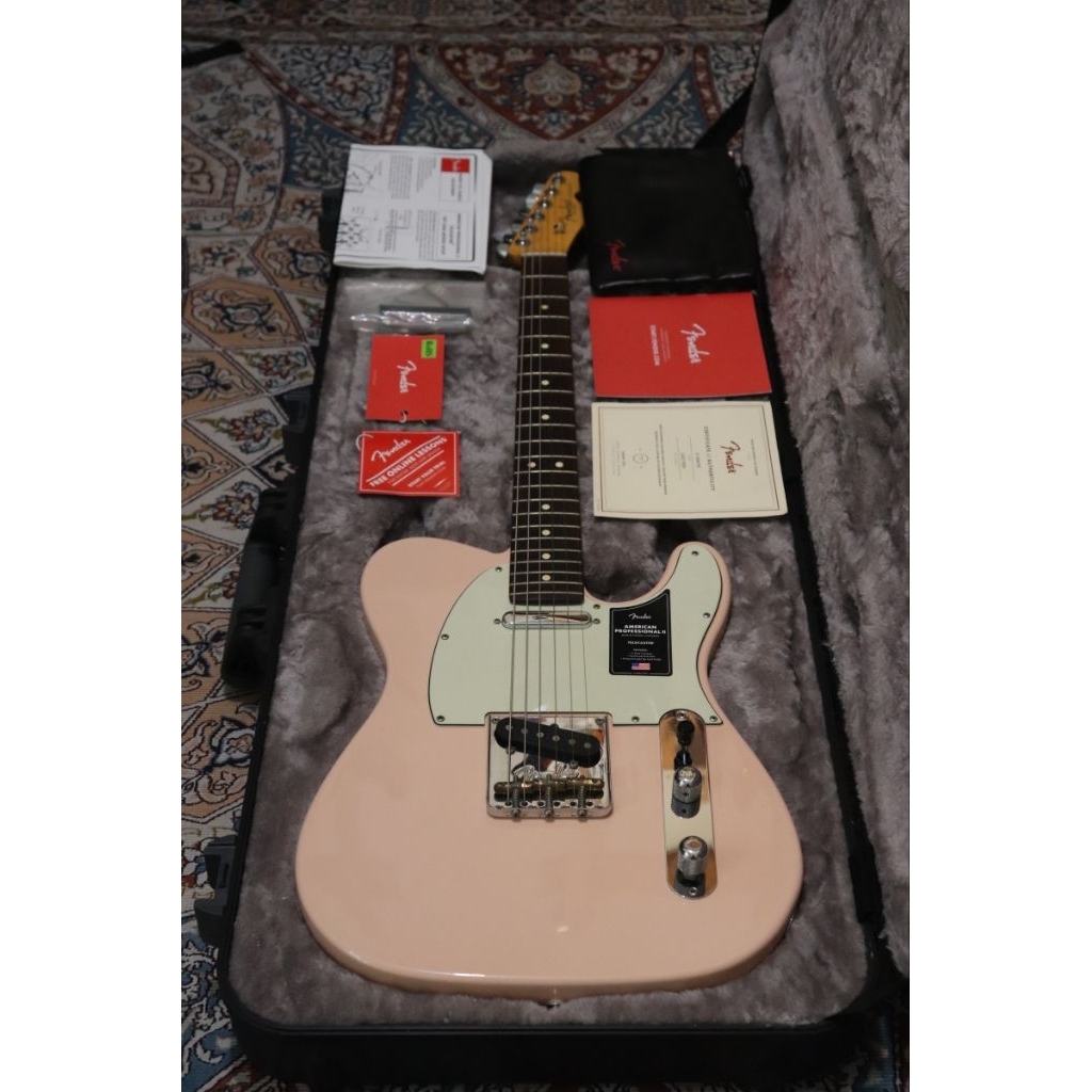 Fender Telecaster American Professional II Shell Pink Color