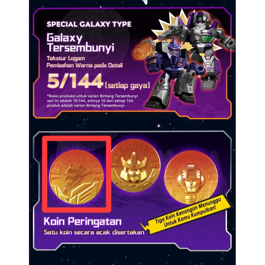 Koin & Kartu Art Work Blokees Transformers