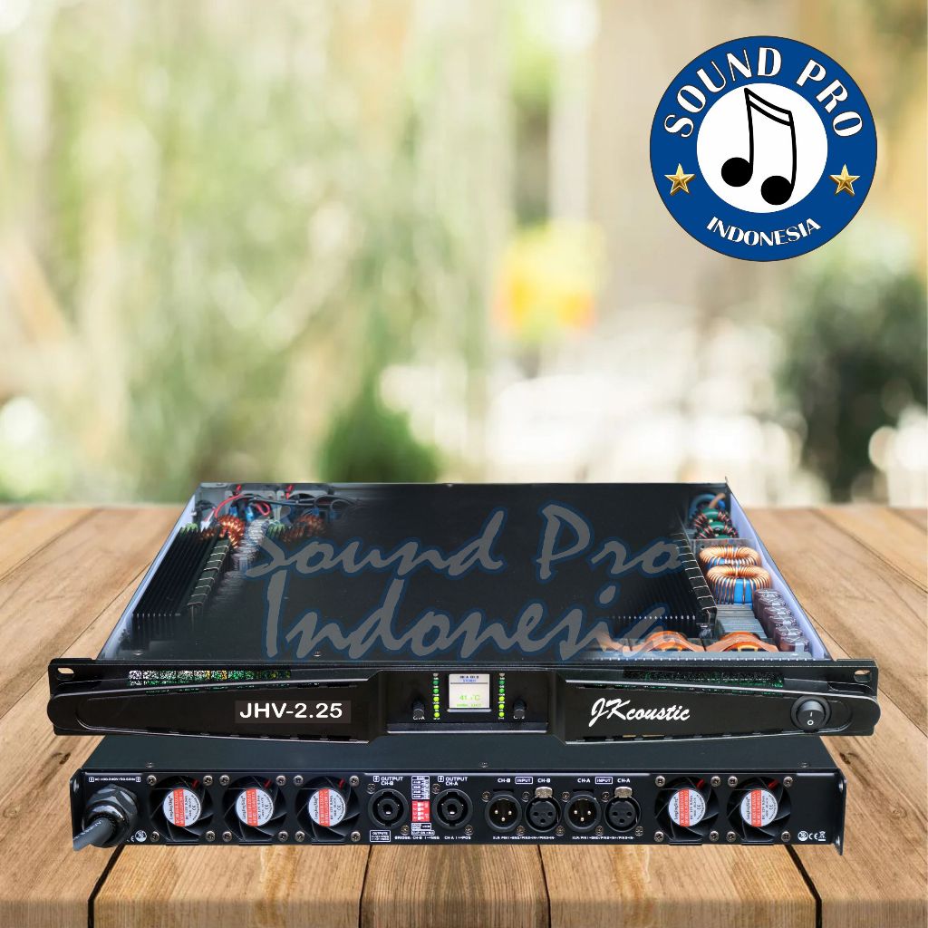 Power 2 Channel Jk Coustic JHV 2.25 Power Amplifier 2 x 2500 Watt