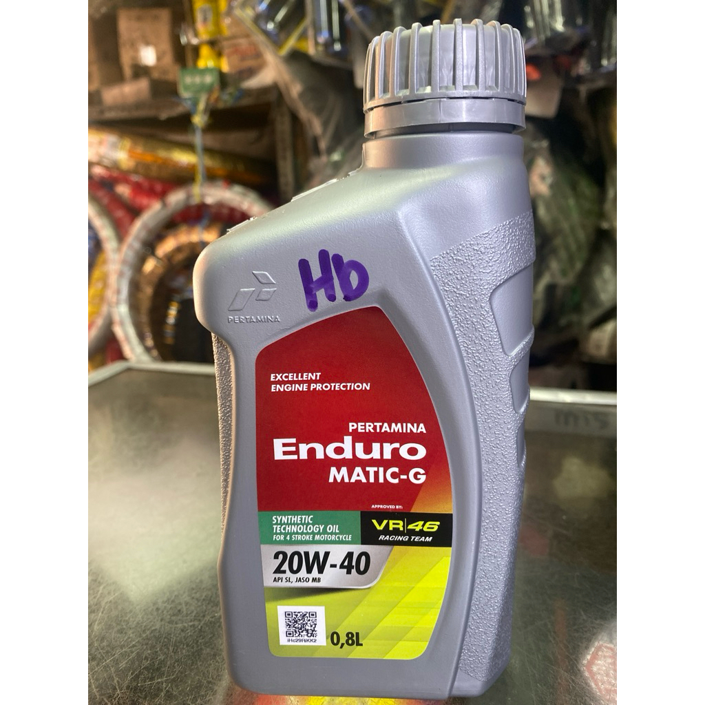 Oli Pertamina Enduro Matic-G 800ml 20w-40