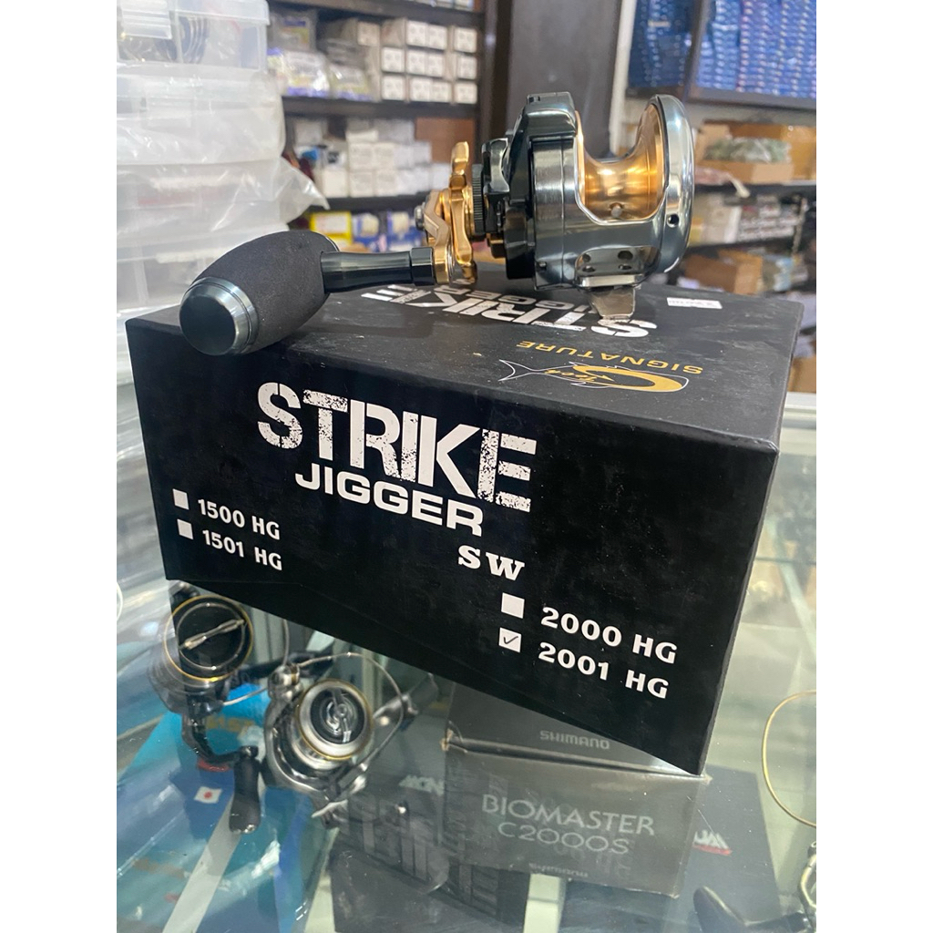 REEL PANCING REEL OH GTECH STRIKE JIGGER 2001 HG Handle Kiri