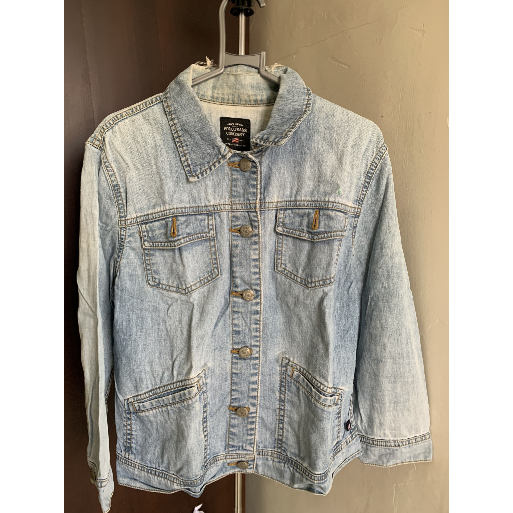 [PRELOVED] JAKET DENIM/JEANS CROP POLO RALPH LAUREN