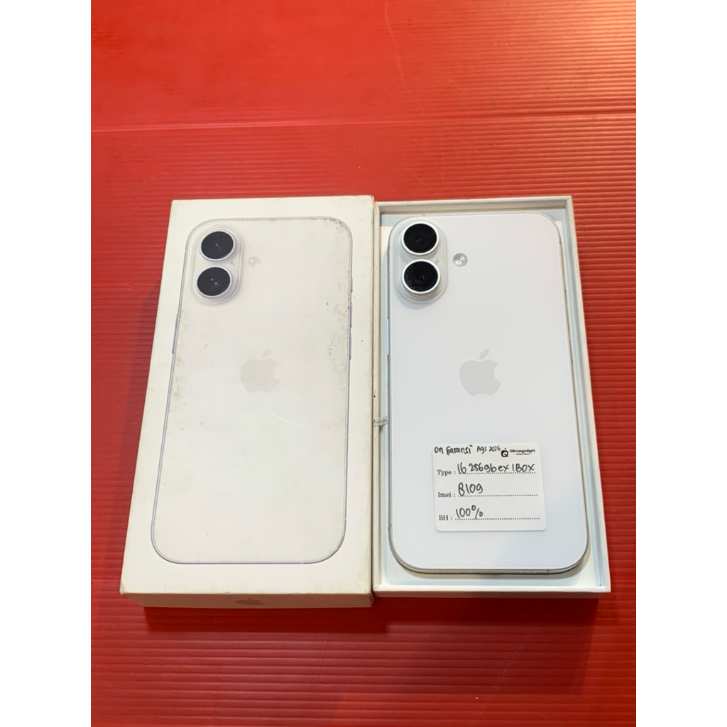 PROMO IPHONE 16 256GB EX IBOX ON GARANSI