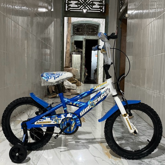 Premium Sepeda Anak BMX 16 Inch Wimcycle Bazooka 2016 (Original Wimcycle) BARU Ban Pompa 2.125