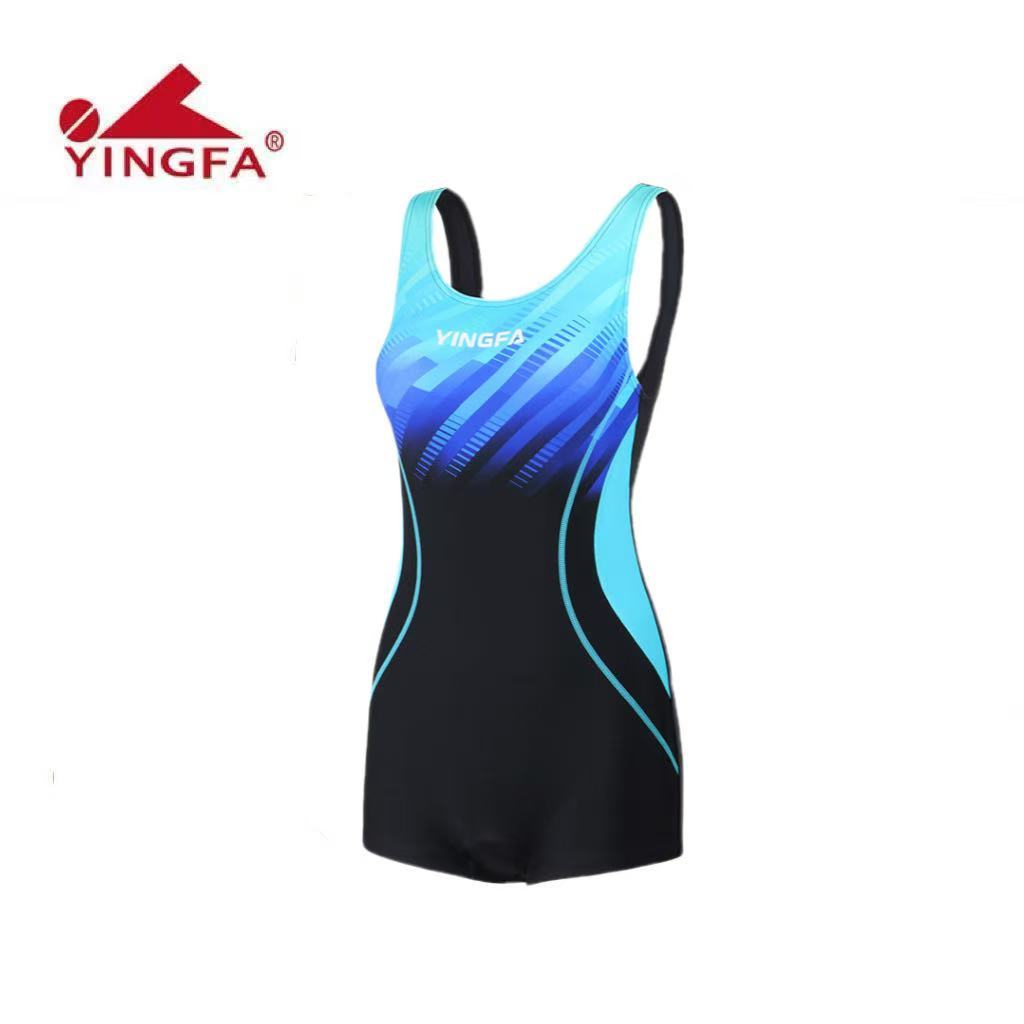 Yingfa swimsuit women's new plus size swimsuit conservative cover belly slimming one-piece flat angl