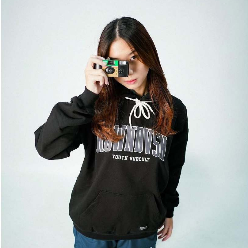 Rown Division Official Pullover Hoodie - Rowndvsn Jaket Omega Black