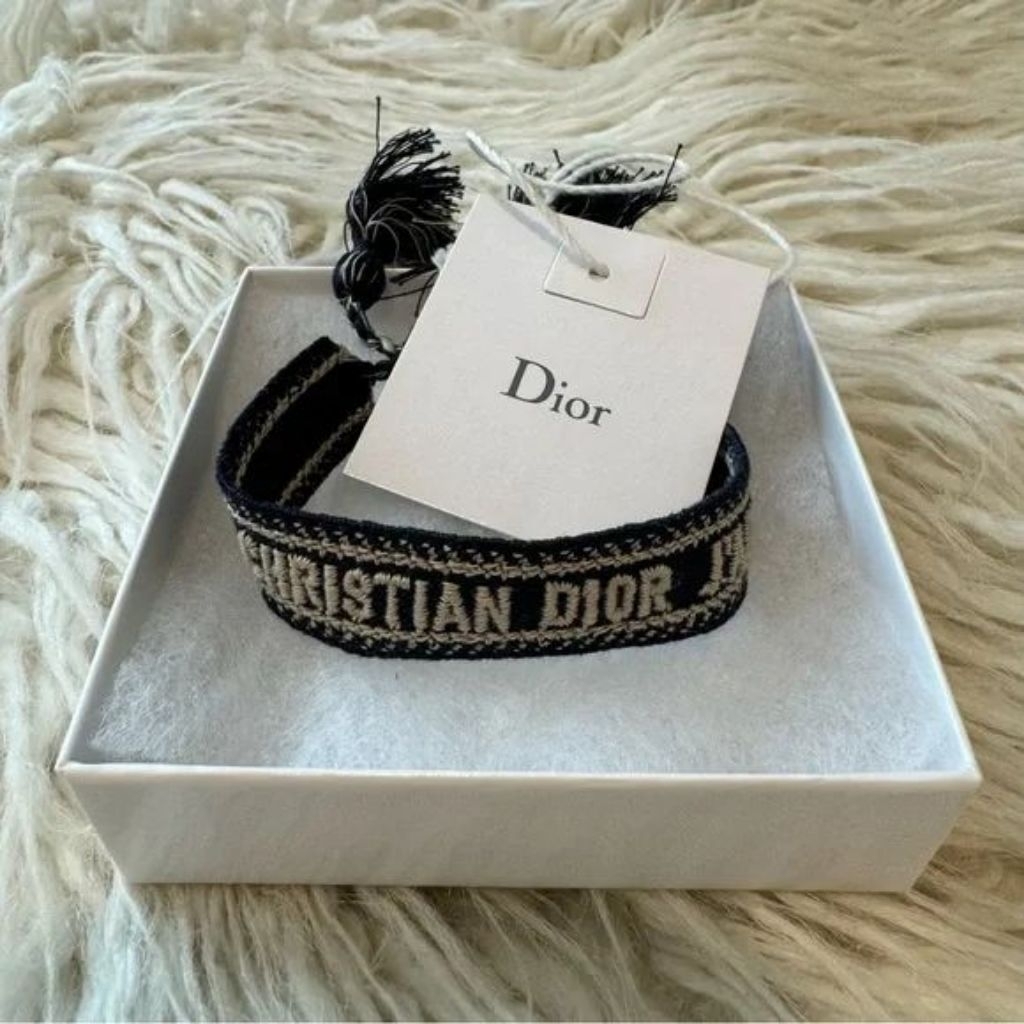 Christian Dior Gelang/CD Canvas Bangle