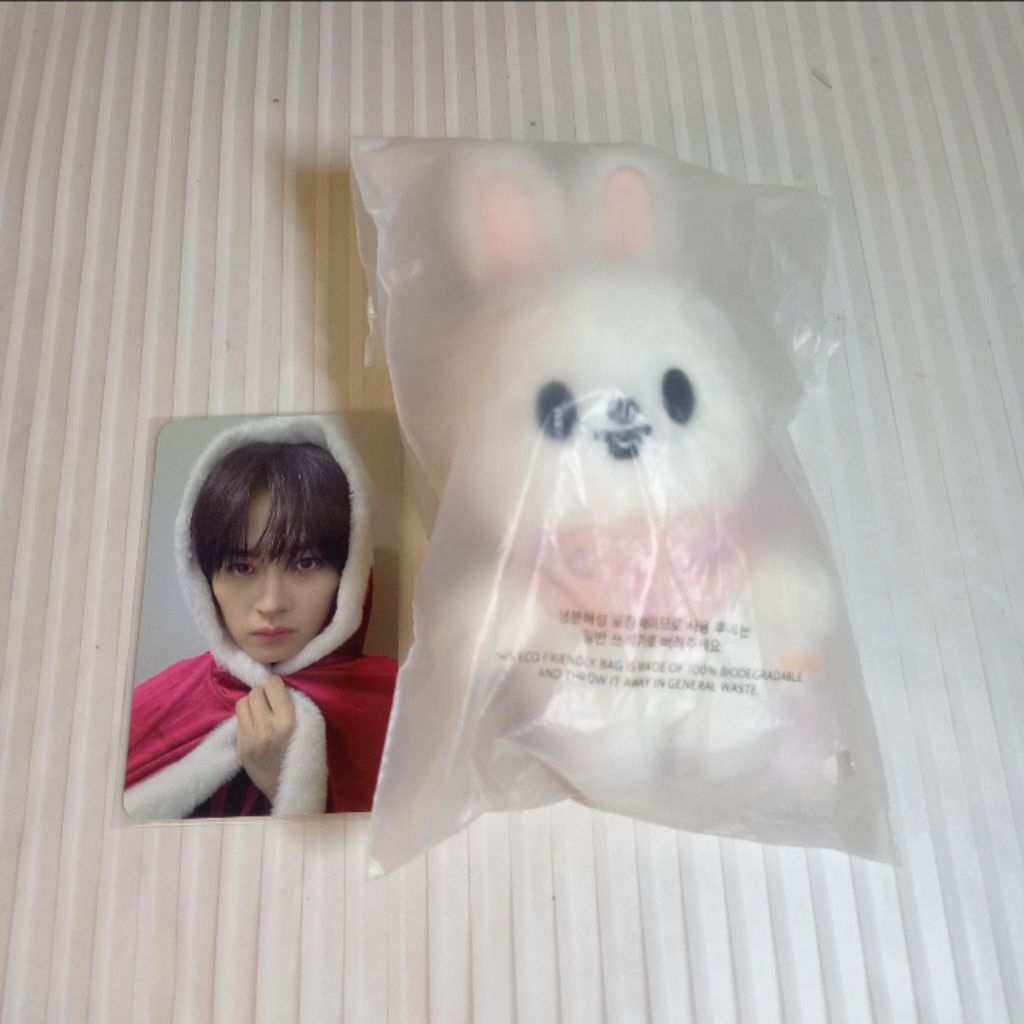 SKZOO PLUSH 10CM 5 O'CLOCK LEEBIT OFFICIAL / LEEKNOW SANTA HOP