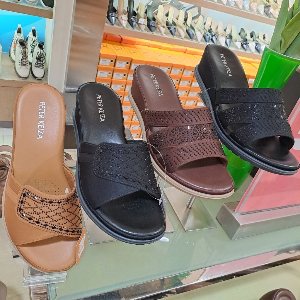 sandal wanita peter keiza 5 cm empuk dan ringan