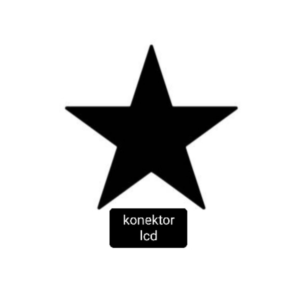 konektor LCD Mot V3688