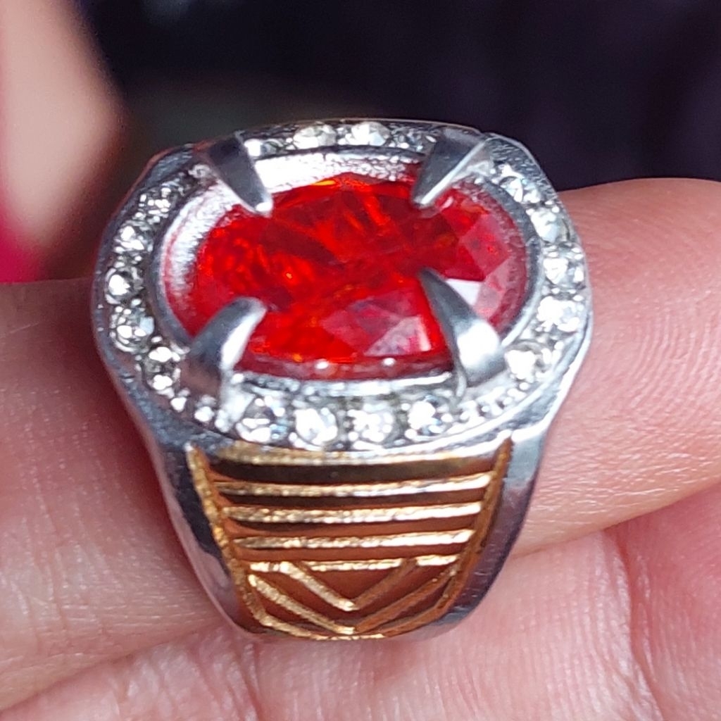 batu permata orange safir sapphire