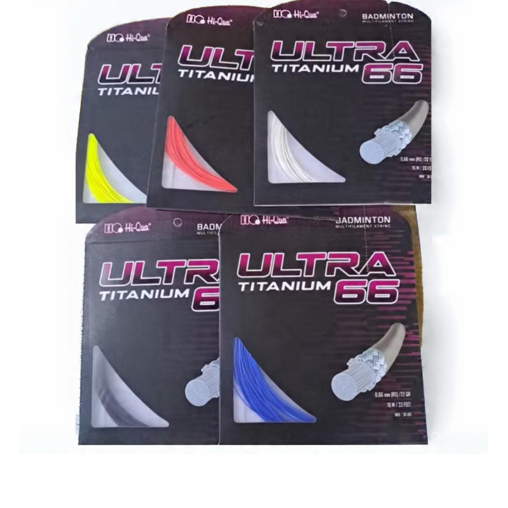 Senar Badminton Hi-Qua Ultra Titanium 66 / Senar Raket Hiqua Ultra Titanium 66