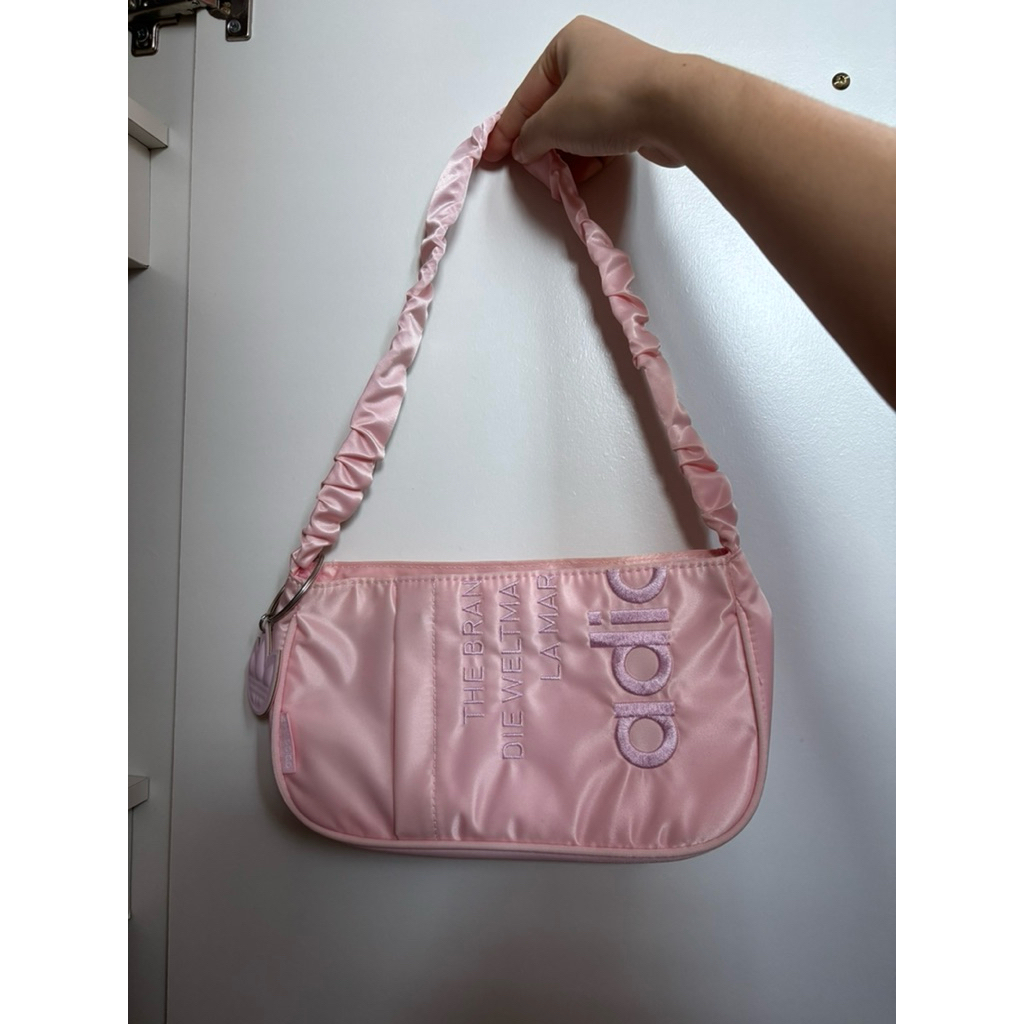 Adidas Pink Shoulder Bag / Tas Selempang Adidas