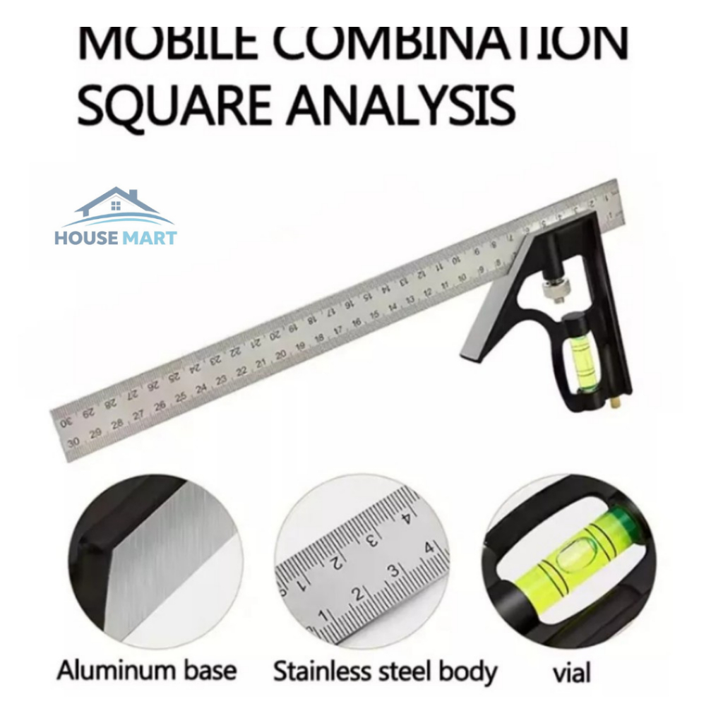 SIKU METER WATERPASS 30CM 12"INCH PENGGARIS WATERPASS SIKU L MISTAR SIKU WATERPASS STAINLESS STEEL M