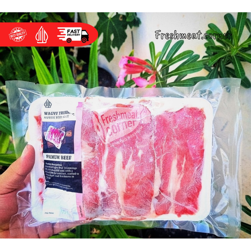 Wagyu Trimming Slice 500gr | Daging Sapi Tetelan Import – Siap Olah
