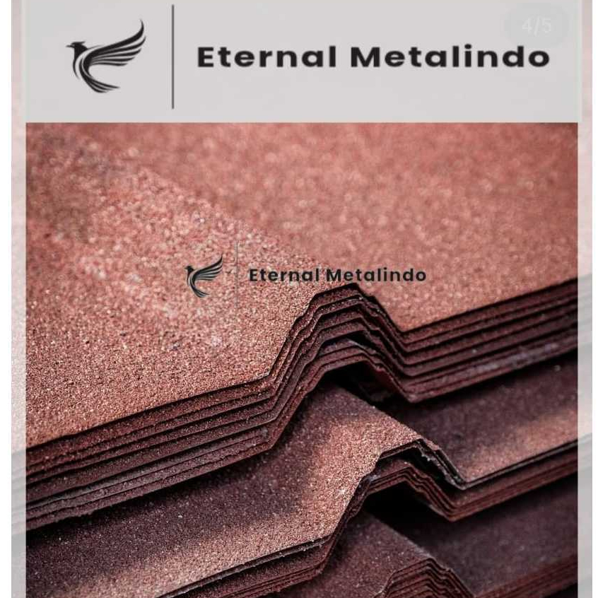 Atap Spandek Metal Pasir Merah / Spandeck Kanopi 4 5 6 mtr meter