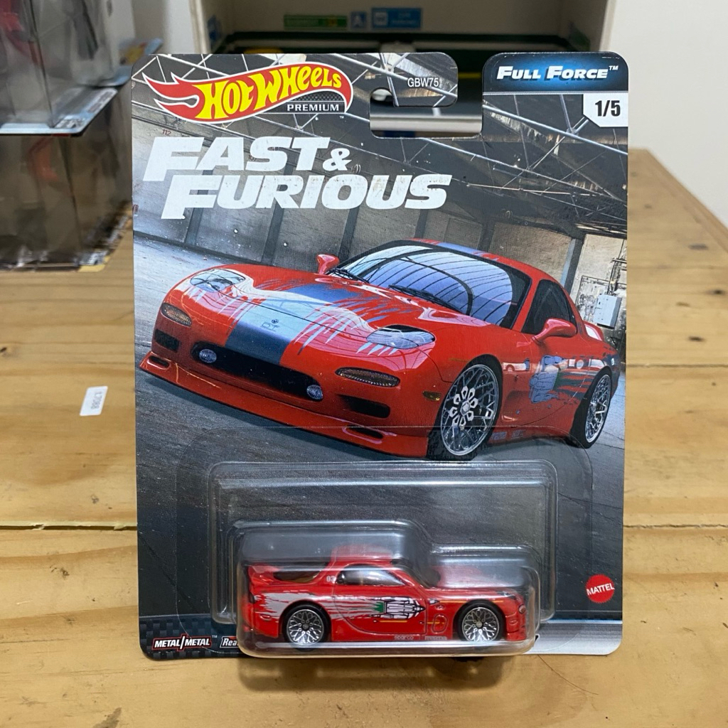Hotwheels 95 Mazda RX - 7 Fast Furious Full Force Minus Minor