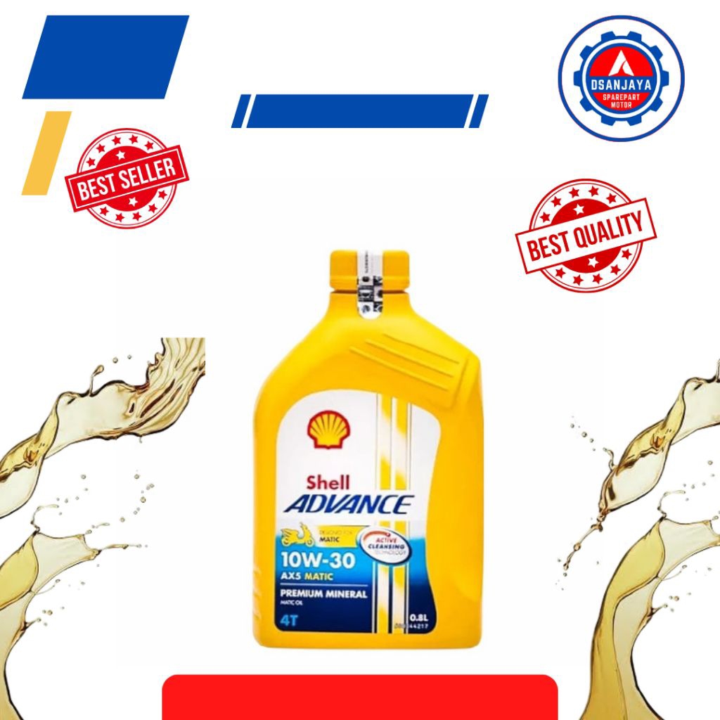 oli Shell ax5 0,8 liter, oli motor matic,original