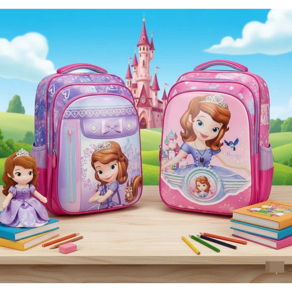 TAS RANSEL ANAK KARAKTER SOFIA TAS SEKOLAH SD ANAK PEREMPUAN #628 #1670