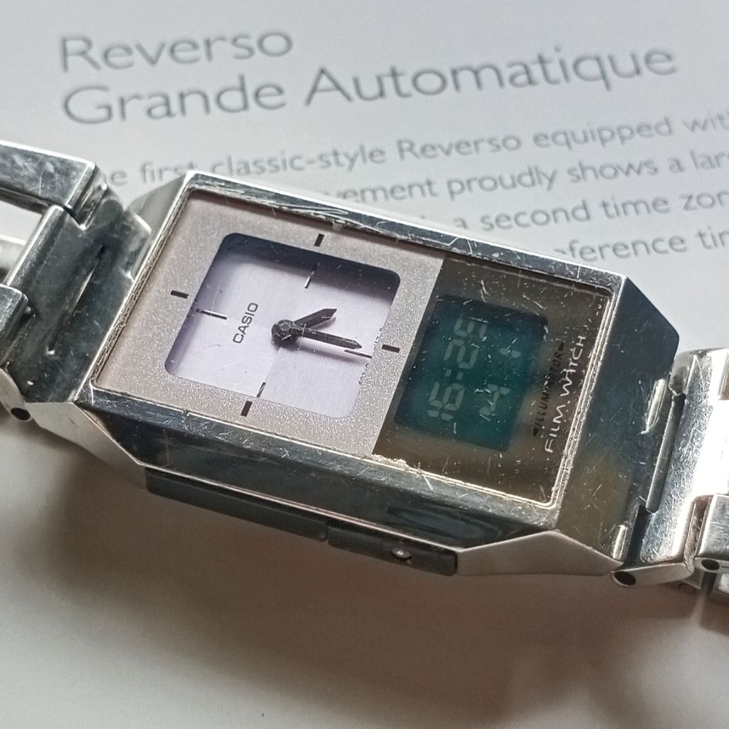 Casio film watch stainless steel