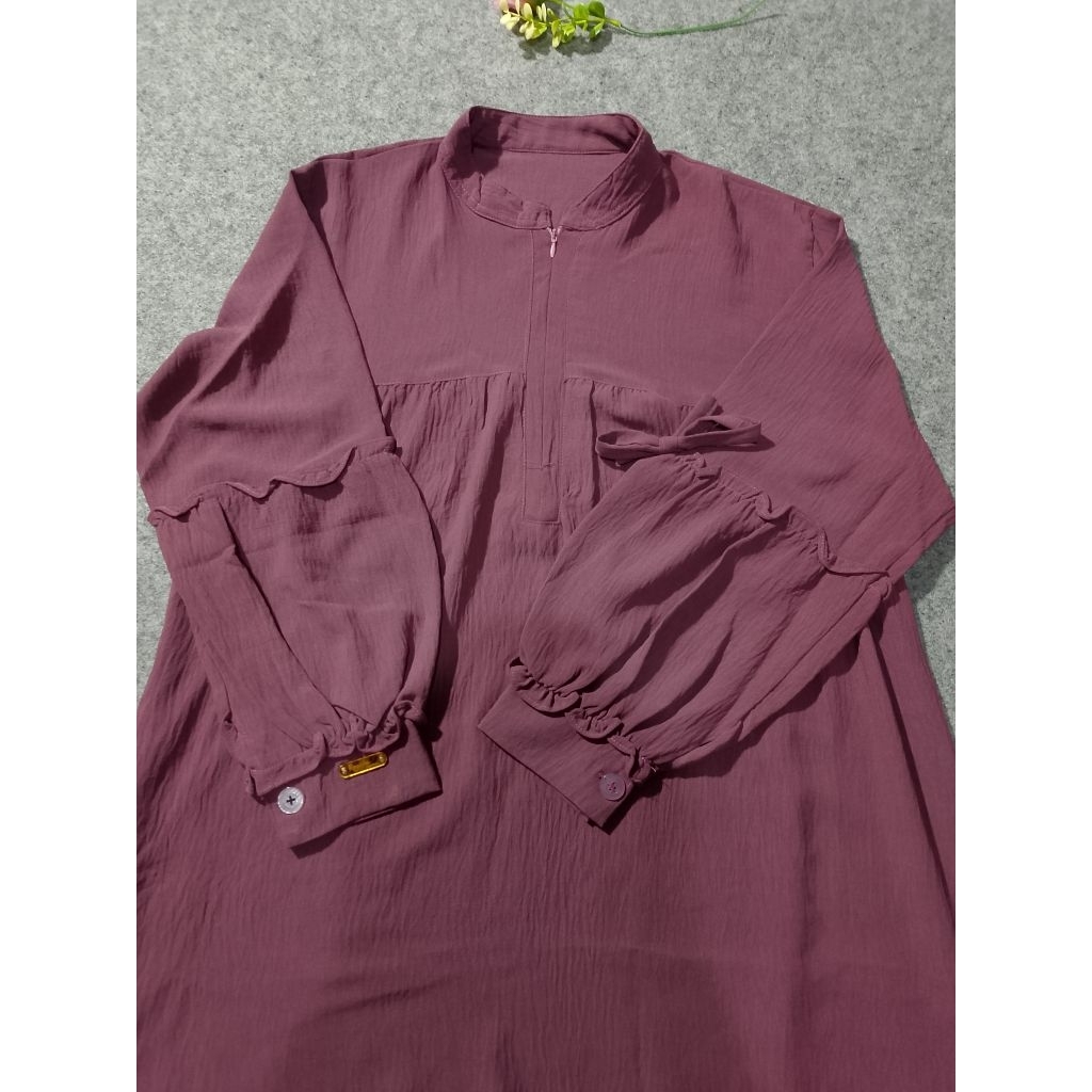 MIDI DRESS CRINKLE PREMIUM