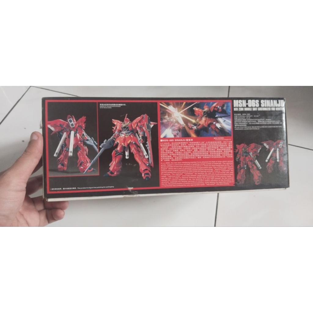 Gundam Sinanju Daban Model – Sudah Dirakit Rapih + Head Base