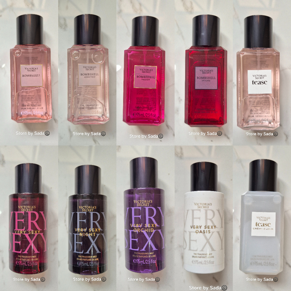 VS BODY MIST TRAVEL SIZE - BARE MAGNOLIA, BOMBSHELL, PASSION, INTENSE, TEASE, CREME CLOUD, VERY SEXY