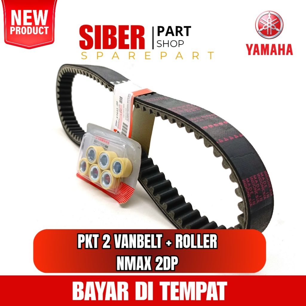 PKT 2 VANBELT+ROLLER NMAX 2DP ( paket vanbelt roller yamaha nmax original)
