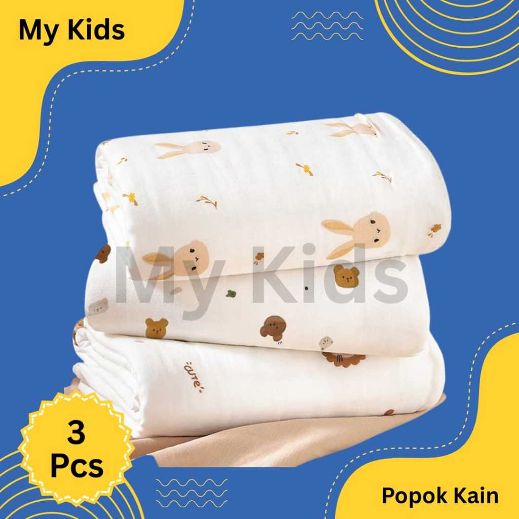 Pernel Bedong Bayi Motif Lucu Lembut Selimut Bayi