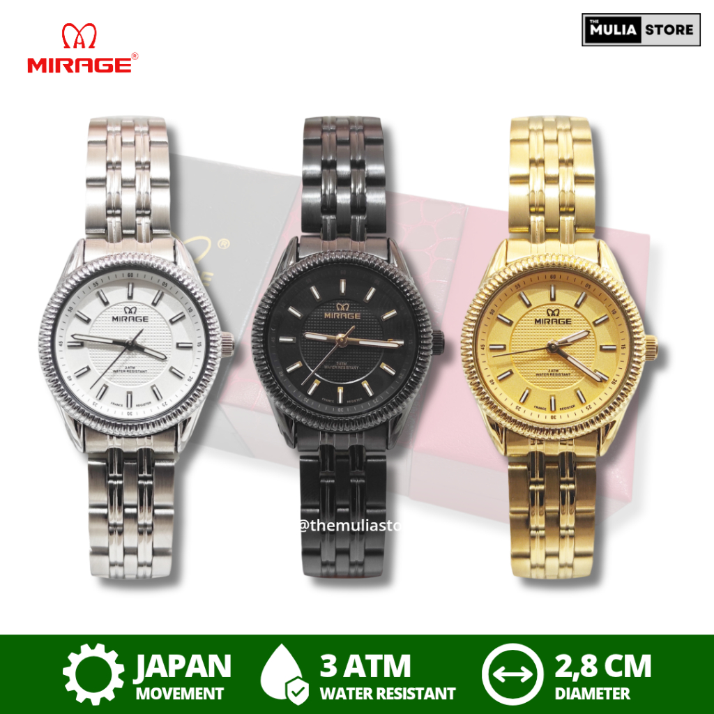 MIRAGE Jam Tangan Wanita Mirage Original 8909 L Analog