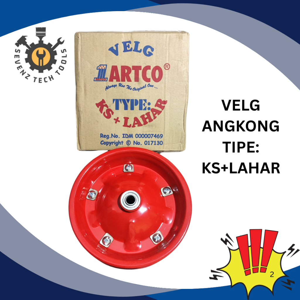 VELG ANGKONG ARTCO KS + LAHAR  / PELAK VELEG KERETA COR ANGKONG ARTCO KS + LAHAR