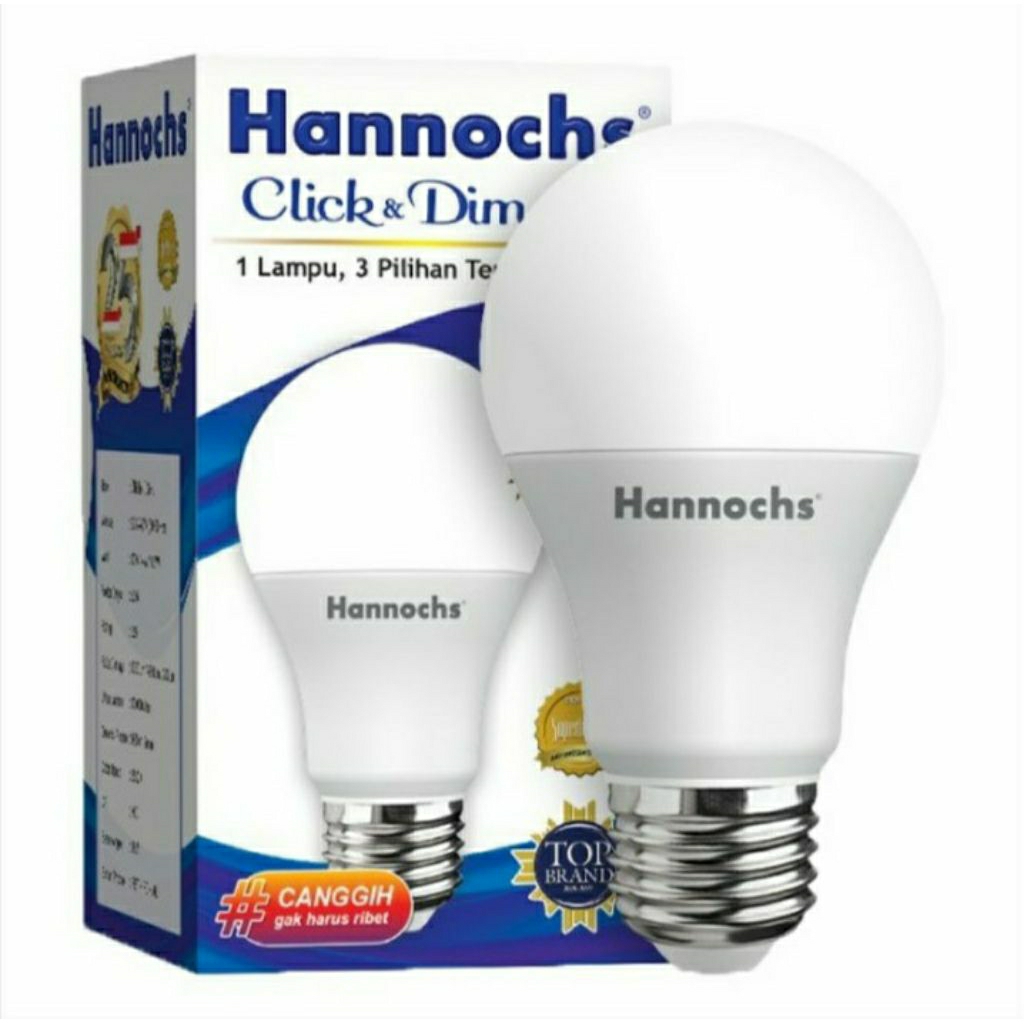 Hannochs Lampu Bohlam LED Click & Dim 10 watt
