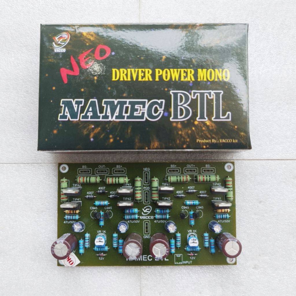 KIT Driver Amplifier Namec BTL Ultimate